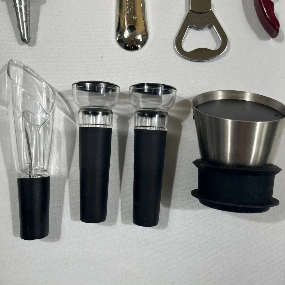 Mixed Barware Set Silver Heineken Opener Butterfly Stopper Wine Tools